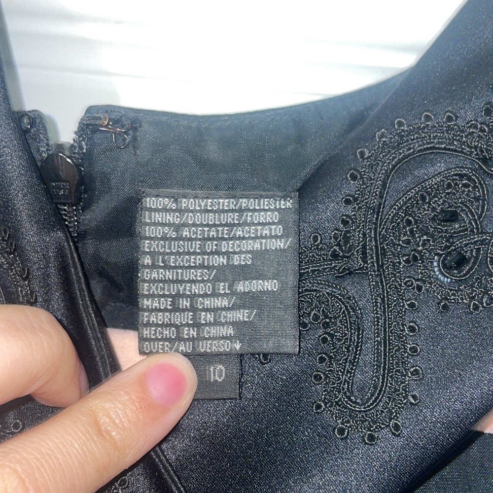 Liz Claiborne cocktail black dress - Picture 4 of 8